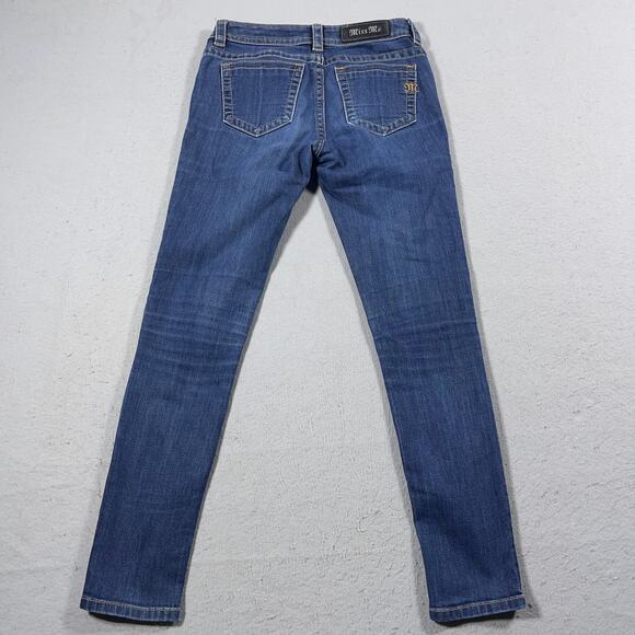 Miss Me Jeans Womens 27 Mid Rise Skinny Stretch Denim Rinse Wash Casual Pants - Picture 9 of 11